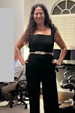 I bought this with low expectations seeing as I'm 6' tall and have a 36" inseam.  I was in complete shock when I put it on and it fit perfectly!  I had seen reviews of other tall ladies liking it so I checked the return policy and took my chances.  Really love it!  I felt it needed an accessory so I added a belt and it just completed the outfit.  I would without a doubt recommend.  I'm not paid to do this review. I just want my fellow tall ladies to know, this is legit. - Renee S.