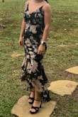 This dress is super nice, comfy and give your body a good shape. The fabric is not stretchy so I would not size down if you are between sizes (some XS fit me but that wasn't the case. I tried the xs and couldn't even close the zipper). I got a lot of compliments. If you buy, you will not regret - Eva R.