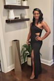 This dress was EVERYTHING it needed to be for a black tie wedding I attended! The fit was perfect and flattering! I did get it hemmed a bit so it wouldn't drag the floor. I received so many compliments! - Tequicha E.