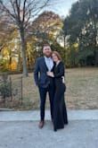 This dress fit so well and I got multiple compliments on it at a wedding. It stayed in place well and was super comfy! I wore it with 3-4"heels and it was the right length so it may be long on someone shorter. - Brooke S.