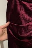 Okay, first of all, gorgeous dress! The material is not stretchy. But I still listened to the reviews here about sizing down and it fits perfectly! I am normally a size Small and got the XS for this dress. My Stats are: 32 - 28 - 27 (roughly). I am 32B in bra size. And I am 5'3 in height. With my 3 inch heels, I figured I don't need hemming. No alterations done. - Eirille O.