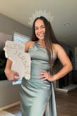 I was searching for a nice, quality dress for a Halloween costume, and this dress delivered. My costume was the pageant dress from Ms. Congeniality. The color, fit, and feel were top notch. It is an elegant design that is a great addition to my collection. - Aurora S.