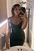 I actually bought this dress in a medium and returned to size down to a small. I wore this dress for a wedding and I absolutely loved it. I had enough support without wearing a bra. The train is a little long & for reference I am 5'6 and was wearing 3" heels - because of that I stepped on the dress a few times and it accidentally pulled and tore the mesh however it wasn't noticeable. Definitely would repurchase other dresses from lulus. - Shabana R.