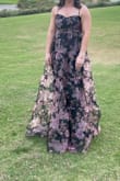 I thought this dress was beautiful and fit very well. Unfortunately, the dress fell apart after wearing it for only a couple of hours. The seam at the top and at the bottom both tore for no reason. Very disappointing. - Maggie B.