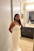 I loved the dress but unfortunately had to return it. It fits perfectly except the bust. I wish the chest portion of the dress was more supported like with a corset. Since the bottom part of the dress is heavy, it pulls the top part down. - ISITA J.