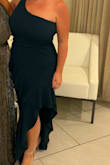 I felt great in this dress. The ruffle on the front covered all the imperfections perfectly. Received many compliments and felt very confident. Material was very comfortable and easy to move in. - Danielle R.