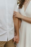 I ended up having to use a little fabric tape along the neckline to keep everything in place, but once I did that, I really liked how it fit and looked. Happy with my purchase - Michelle R.