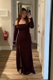 This dress is absolutely beautiful. I was worried that it wouldn't flatter me but it did. I got so many compliments on my dress. I was so happy with it. I loved the color and everything. - Jade R.
