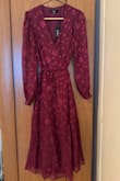 Really elegant dress, i love how it wraps around and fits perfectly to your waist. I will wear it for a winter wedding as a maid of honor, and the bride also "approved" the dress. I am small so the lenght comes above the ancles which is great, the sleeves arent too wide. Works well for me! - Anastazija M.