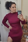 I wore this dress to an indoor/outdoor November wedding and it was perfect for her occasion! The material is quite heavy and cozy, but the shorter skirt kept it from feeling too overwhelming. I'm quite tall and I got an XL, which actually was a bit too big around the bust and shoulders, despite me having very broad, muscular shoulders. I think you could err on the side of slightly smaller for this dress, if you were uncertain. I got lots of compliments and danced the night away in this dress! - Abbie D.