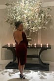 I absolutely love this dress! So unique, and fits like a glove! I wore this dress to a wedding in NY in November. I was very warm with a coat on top. I highly recommend! - Irina G.