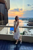 This dress was beautiful. I wore it on my bachelorette trip to our fancy dinner. I am dying to wear it again! It does need steaming, as it will easily wrinkle, but that's not a huge detail to me! - Ella O.