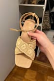 I bought these to wear in Italy and I have to say they are the PERFECT summer heel. So comfortable and easy to walk in. I've already worn them out multiple times and have gotten multiple compliments. I would definitely recommend these to anyone looking for a good summer/spring heel:) - Emma A.