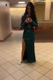 This dress is gorgeous.. the picture does not do justice. I wore it to Mariah Carey's Christmas concert and got so many compliments. - Kendra P.