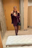 Loved the look of this dress, but as other reviews have mentioned, it is tight around the arms without a lot of wiggle room. It fit true to size otherwise and was super flattering! - Ashley B.