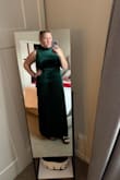 I always love a high neck! The sleeves are perfect too and I love the slits on the leg! - Amy M.