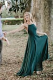 This dress was absolutely perfect for my engagement photos. I have it in two colors, and I wore the other to a summer wedding! As long as it's appropriate that you're totally backless, go for this dress. - Alyssa H.