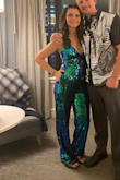 Literally so many compliments. So unique honestly comfortable. The only thing that's tough is going to the bathroom, but it's actually worth the aggravation because it is perfect. Wore it for a disco party! Size M - Ashley S.