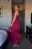 This dress was absolutely comfortable and perfect for a military ball. I just had my second baby 3 months ago so it was easy to pump. - Hope B.
