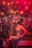 I purchased this sequin dress for my 45th birthday masquerade party, and it was absolutely perfect! The fit was spot on! The quality exceeded my expectations and it truly made me feel special for the occasion. The dress was stunning and caught everyone's attention! I received so many compliments throughout the night. Highly recommend it for anyone looking to stand out at their next event! - Roberta G.