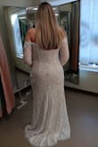 Beautiful dress for a winter elopement! Only issue is the zipper as many others have stated. I'm going to have it replaced but no other alterations are needed. - Tara M.