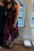 Beautiful color. Ordered a size medium and it fit perfect. Adjustable straps. - Sarah M.