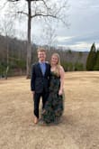 I wore this as a guest to a winter wedding and received so many compliments on the dress. It does look so pretty, which is why I still gave it 2 stars instead of 1. For how much it costs, the material is awful. It is extremely itchy and uncomfortable. After dancing in it for a few hours, my arms actually burned from rubbing against the material of the bodice because it was so scratchy. The straps continually loosened on their own so I had to fix them constantly. It tore along the seams in various places after just wearing it in the car. Because of the dark fabric and the floral print, it wasn't super visible thankfully. When the dress came, it was SUPER crinkly and it totally ruined the look, so if you do buy it, you 100% have to steam/iron it. It was okay to wear it once but I won't wear it again since it's so itchy and is now torn everywhere. - Rachael L.