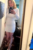 Love the material and it has a lining so you don't need to wear a slip. The only thing you need is nipple covers. - Susan T.