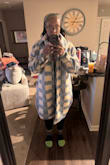 Ordered a small bc of the reviews and they weren't lying. I could have ordered an extra small but they were out. I'll have to layer it with sweaters if I wear it in the cold weather. But still love. - Brande H.