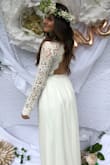 I bought this dress to wear to my bridal shower and the compliments were NON-stop!! I felt like such a princess & absolutely didn't want to take it off. I did have to have a couple alterations done to the shoulders and length (I'm short!). But otherwise, it was a show stopper! I will be bringing this with me for our honeymoon in St. Lucia also! Highly recommend!! - Morgan S.