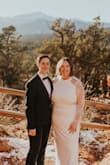 This was the third gown I ordered because I was struggling to find something that felt winter enough for our Colorado elopement but stayed true to my style. It was SO comfortable and fit very well! Perfect for my height with boots on! - Emily G.