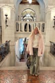 I wore it to my hubby's company Christmas party. It's so comfortable over a sweater and kept me warm while outside. Beautiful pink color that goes with everything!! I'm 5'8, 149 wt, and purchased a medium. - Amy A.