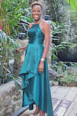 The dress fit perfectly and I got many compliments from persons at the event as well as persons who saw the pictures. - Kayon W.