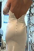 Dress. Is really pretty and good quality. I ordered a size too small, and decided to go with a different dress. I have tried dresses on from $1k up to $4K, this quality isn't far off honestly. - Ashlyn T.