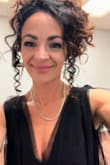I loved the fit, however, my mother hemmed the bottom a bit and also brought in the straps for a tighter fit in the bust. I loved it. I wore a strapless bra. - Ashley H.
