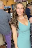 Curves for days! This dress hugged the right areas for a very elegant look. Many compliments and dress was very comfortable. Pretty blue/ green. It is not as green as pictured in the model picture - Justina P.