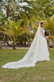 I loved my dress, it fit perfectly, the quality is amazing, and the flower details are beautiful. Every part of the dress is incredible, and I loved how comfortable it was. I wore it all night and it was amazing. I definitely 100% recommend these wonderful dresses! - Lizeth M.