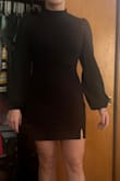 Fits great, a little on the shorter side so make sure you are comfortable with showing a lot of leg, strapless bra or stickies would work great, and fabric is forgiving. - Megan H.