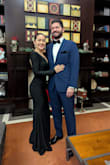 I absolutely love this dress, it fits like a glove and keeps everything in place! I got so many compliments wearing it. The only downside is the glitter falls easily. - Taty T.