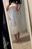 The most perfect stunning dress you'll get! It snatches you up and it laces nicely in the back. I didn't realize it was lace and I am SO glad! I love the material, it's not itchy at all, and it's breathable which is nice. I will be wearing it to my bridal shower :) - Liz S.