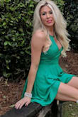 Absolutely gorgeous. Incredible fit and flow. I love it. Classy and sexy. A must have for your green wardrobe collection - Leah V.