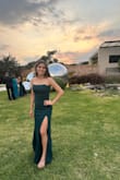 This is a very nice dress, it fit me well on my torso (almost a little tight) but ran very long, had to adjust the hem. I used it for a wedding and the same day I decided it looked better without the straps (as a strapless) so I cut them. - Ana C.