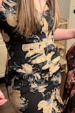 I was so excited about this dress. It fit great but the fabric in the stomach and backside area bunched up and was unflattering. - Sarah B.