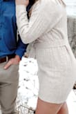 I loved the dress, it fit very well and was super comfortable. It looked great in my engagement photos! - Sydney J.
