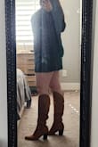 I liked it. A little short, but I can easily wear it with tights. Perfect for going out to dinner in the winter. - Rachel C.