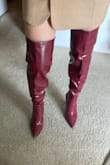 These are beautiful, but made for tall people, there's no give in the back to bend the knees. Fit awkward on me. - Yurany N.