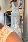 I purchased two dresses, neither of which I had high hopes for, but I'm absolutely smitten with both. The quality of both dresses far surpassed my expectations. The lacework on this particular dress is particularly exquisite. It will require minimal alterations, and honestly, it could probably be made to work as is if I had to. I can't imagine finding a better dress, and the fact that it's so affordable only makes it even more appealing. - Jami B.