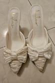 Bought these for a cute date for the spring or summer! Very pretty white shoes with ribbons! Can't wait to wear once it gets warmer! - Michelle O.