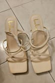 Bought to wear with a dress on a date during the spring or summer time when the weather gets warmer! Pretty and heels are not that high! - Michelle O.