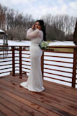 I fell in love with this dress. Although it runs a bit small, I didn't change it because I didn't have much time, but everyone loved my dress - Iris V.